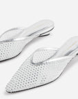Intentionally Blank - Bibi Rhinestone Mesh Mule -