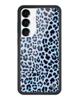 Wildflower Galaxy S25 case Plus Blue Meow Leopard Cute
