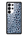 Wildflower Galaxy S25 case Ultra Blue Meow Leopard Cute