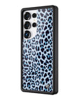 Wildflower Galaxy S25 case Ultra Blue Meow Leopard Cute