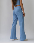 Wildflo Studio - Wide Leg Lounge Pants Cornflower -