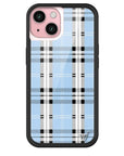 Wildflower - Plaid - Blue iPhone Case - iPhone 15