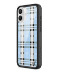 Wildflower - Plaid - Blue iPhone Case -
