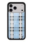 Wildflower - Plaid - Blue iPhone Case -
