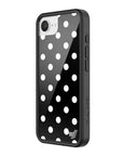 Wildflower Polka Dot Black and White iPhone 16e Case
