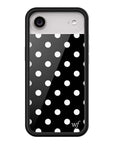 Wildflower Polka Dot Black and White iPhone Air Case