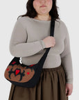 Baggu - Medium Nylon Crescent Bag - Western Appliqué -