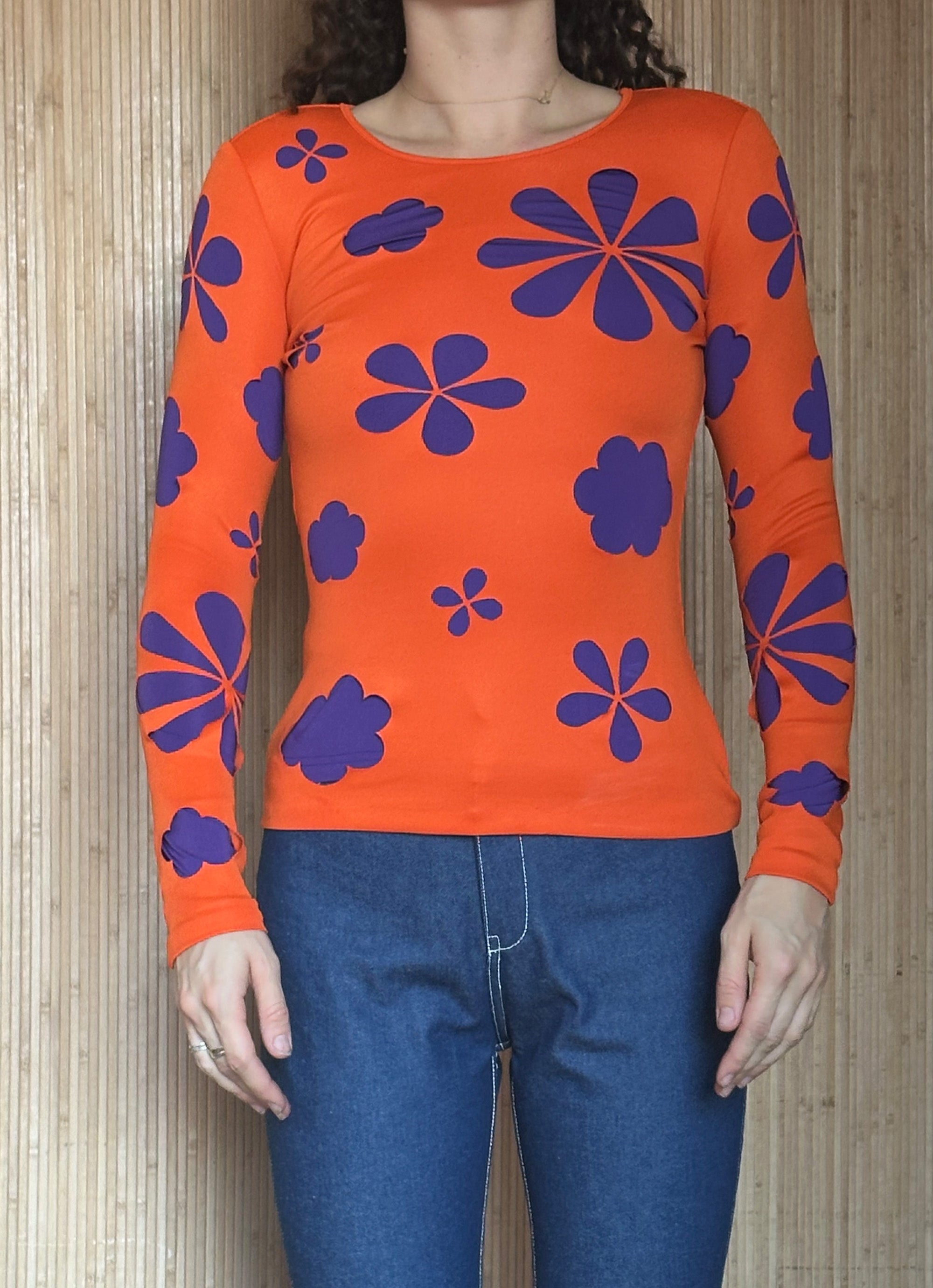 Barry Top - Purple/Orange
