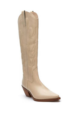 Agency Cowboy Boots - Ivory