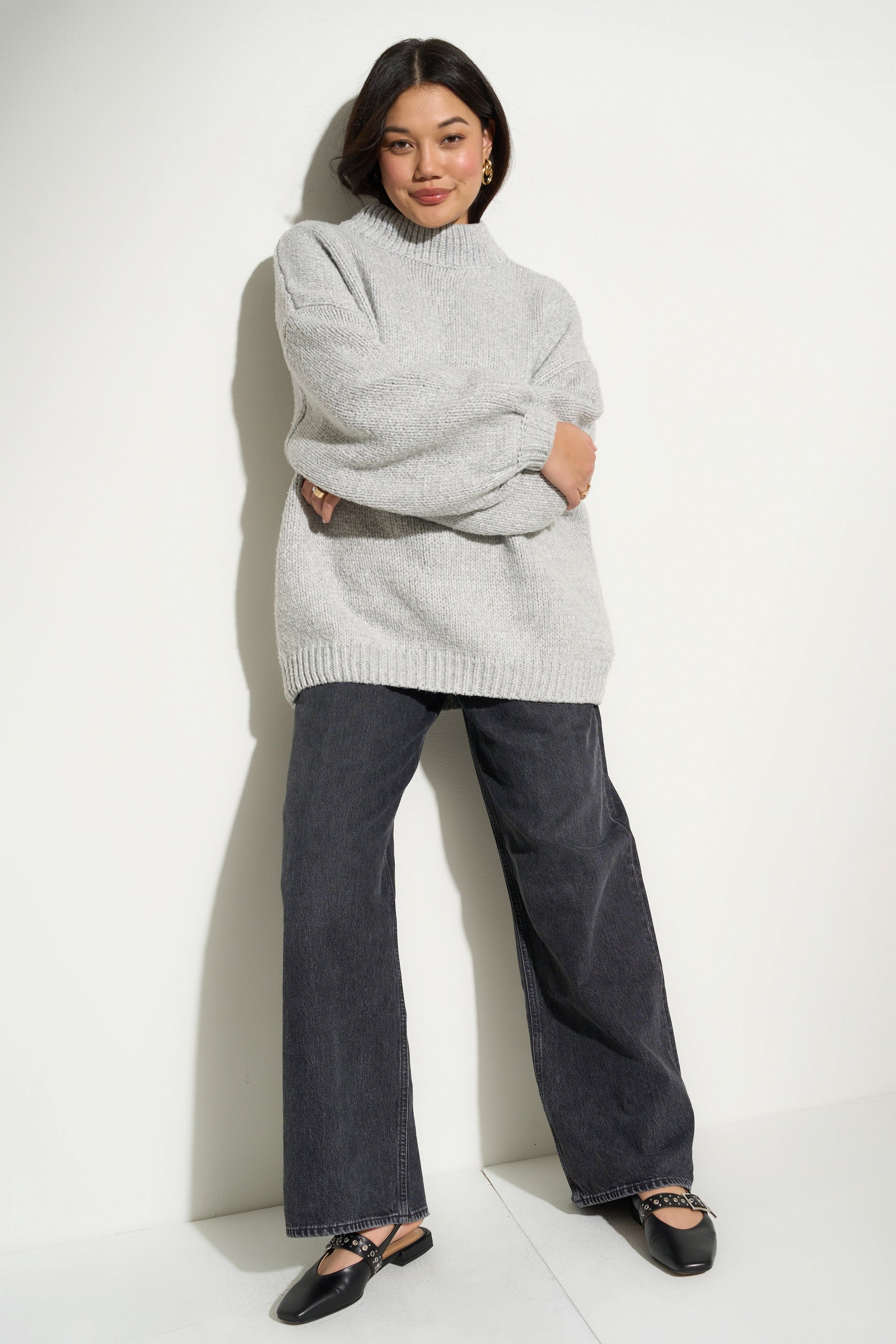 Bellamy Pullover - Heather Grey
