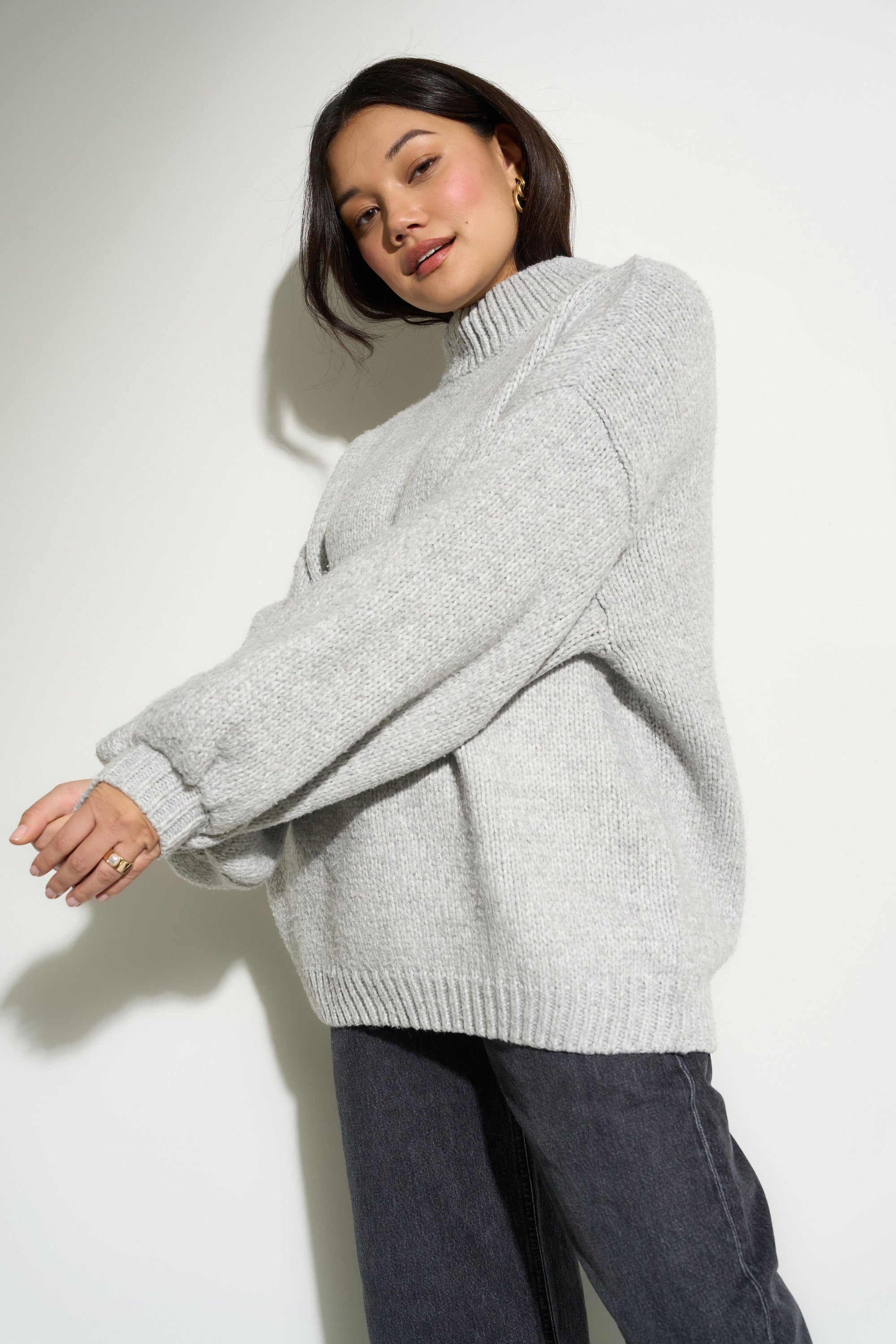 Bellamy Pullover - Heather Grey