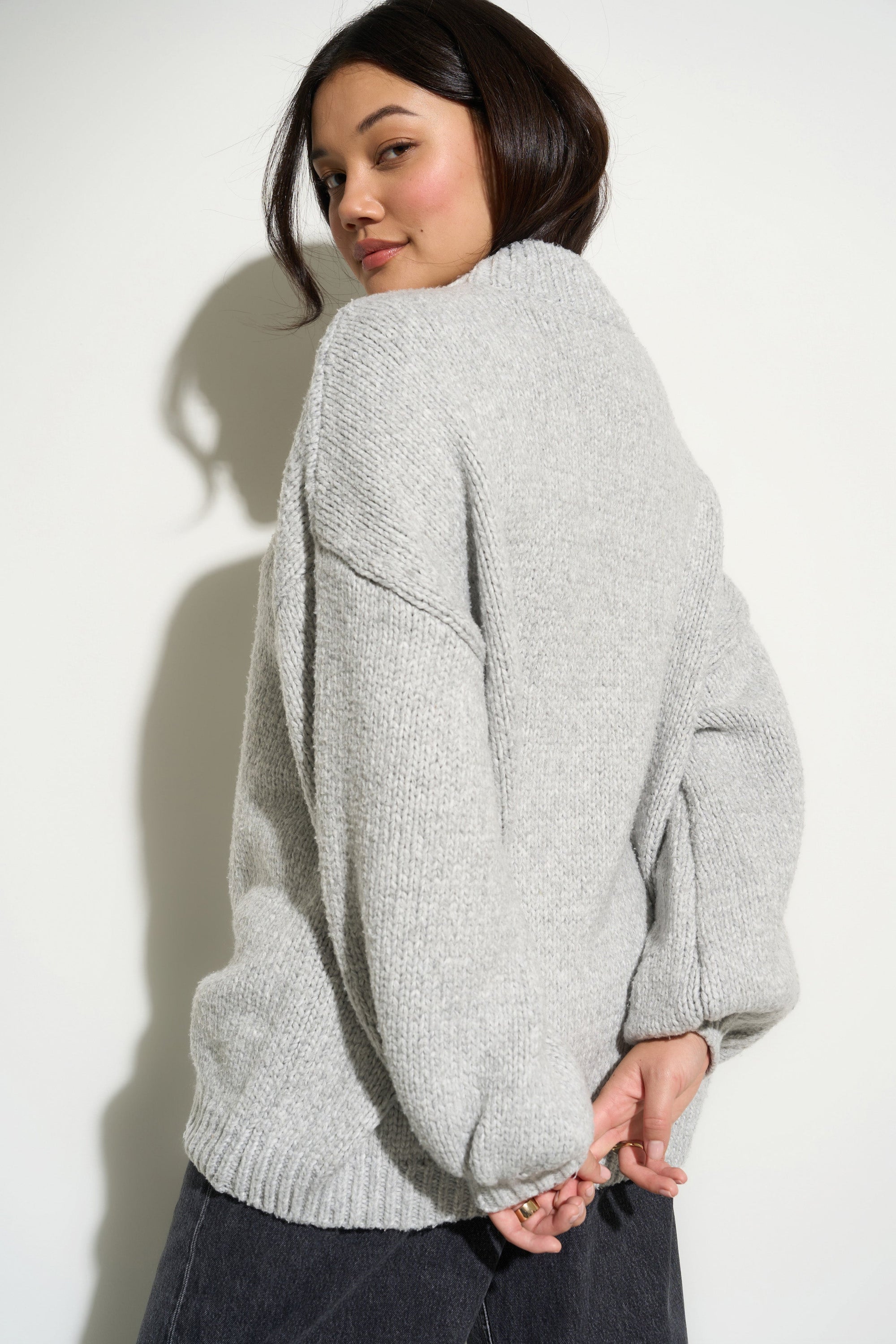 Bellamy Pullover - Heather Grey