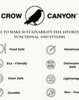 Crow Canyon Home - Rainbow Falls 12 oz Mug - Black -
