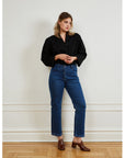 Cleo Jeans in Dark Indigo Denim | Loup