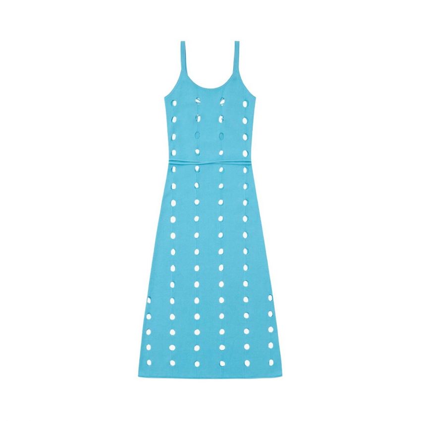Canopy Knit Dress - Lido Blue