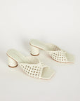 Intentionally Blank - Cassandra Vegan Heel - CREAM SYNTHETIC