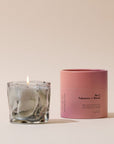 Choice Blooms - No. 7 Tobacco + Wood Candle -