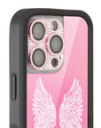 Wildflower Camera Bling Cover 16 Pro and 16 Pro Max Pink Cute