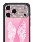 Wildflower Camera Bling Cover 17 Pro Max Pink Cute
