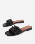 Intentionally Blank - Cocktail Leather Slide - BLACK LEATHER