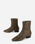 Intentionally Blank - Combo Stretch Leather Ankle Boot -