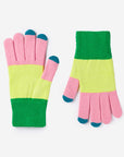 Verloop - Trio Colorblock Knit Touchscreen Gloves -