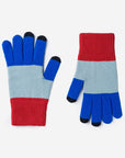 Verloop - Trio Colorblock Knit Touchscreen Gloves -