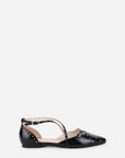 Intentionally Blank - Crowd Studded Criss Cross Flat -