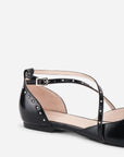 Intentionally Blank - Crowd Studded Criss Cross Flat -