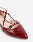 Intentionally Blank - Crowd Studded Criss Cross Flat -
