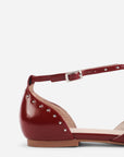 Intentionally Blank - Crowd Studded Criss Cross Flat -