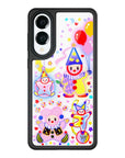 Wildflower Galaxy S25 case Edge Clown Around Red Cute