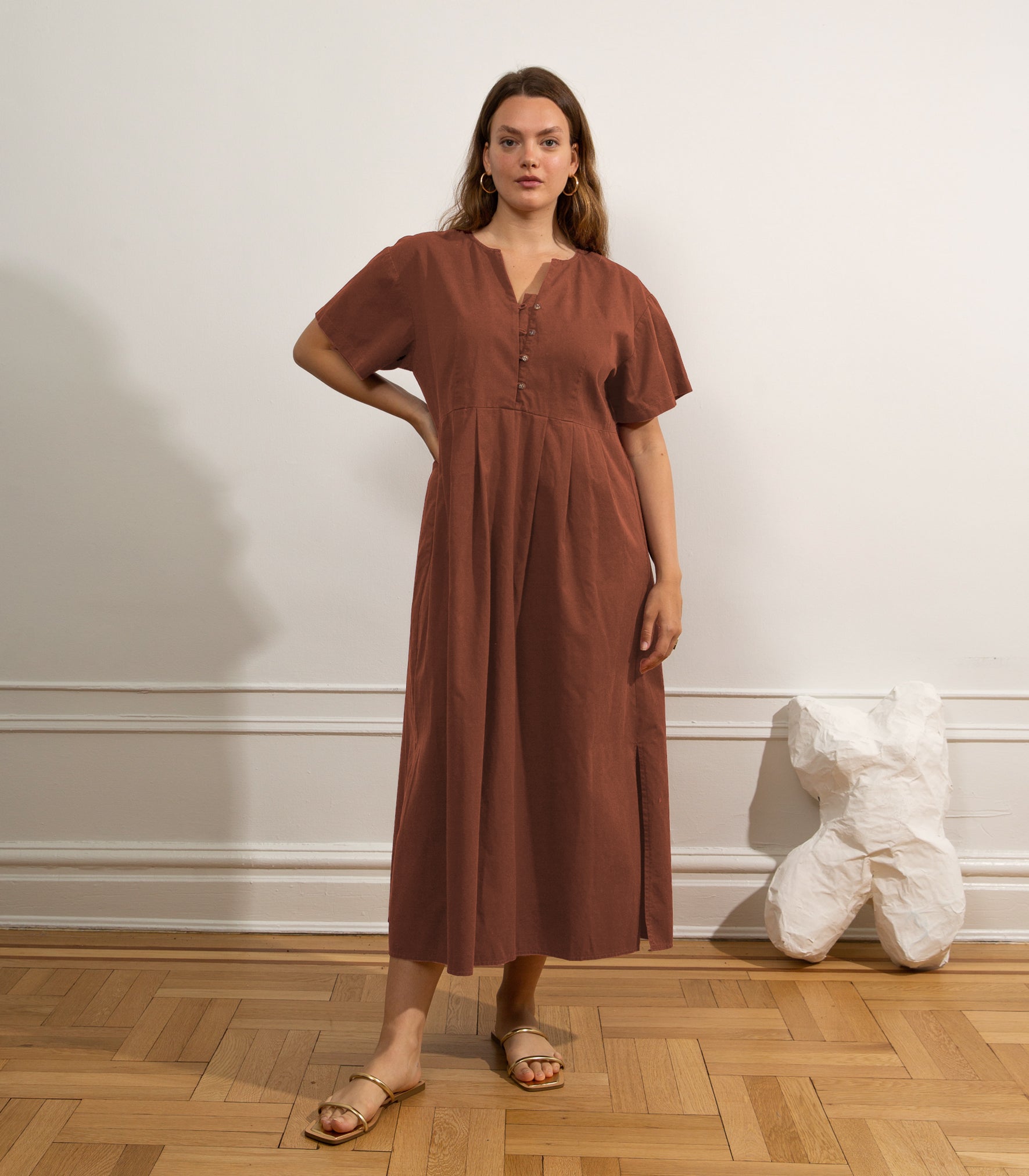 Clay Iris Dress