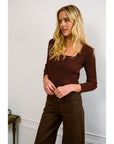 Toni Wide Ankle Pants - Brown