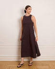 Tyler Midi Dress - Dark Cocoa
