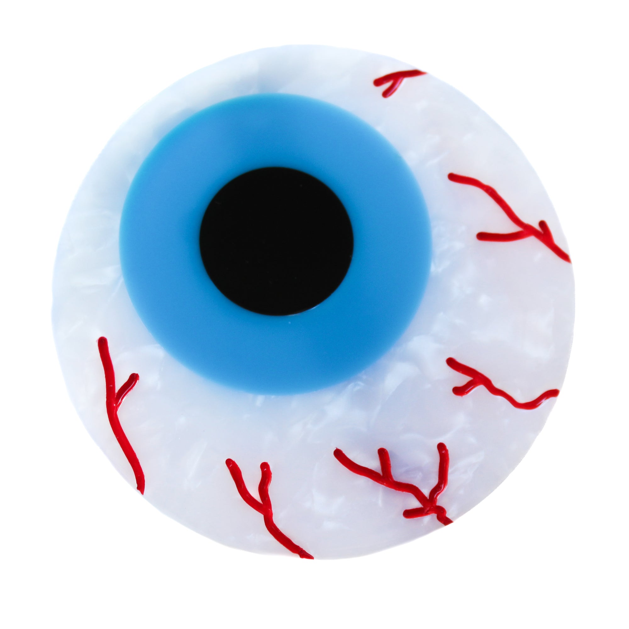 Eyeball Hair Clip - Blue