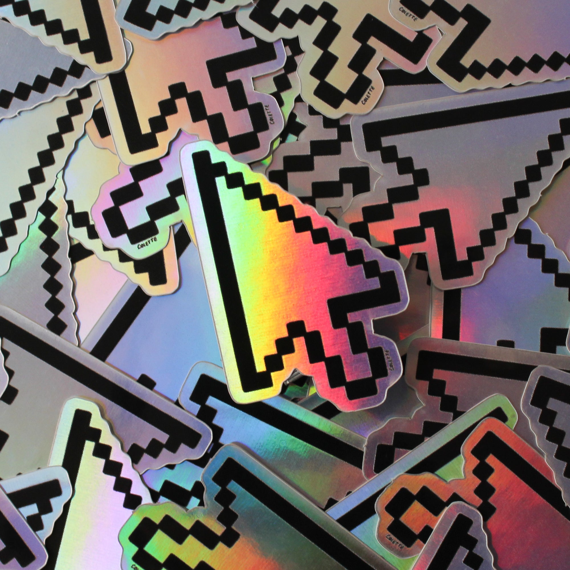 Artist Colette - Cursor Holo Sticker -