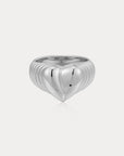 Luv Aj - The Corazon Signet Ring - Silver