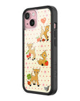 Wildflower iPhone case 15 Oh Deer Animals Cute