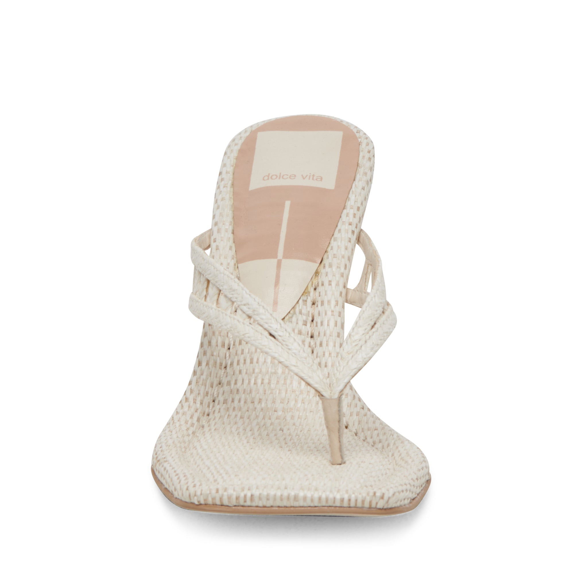 Nullah Wedges - Oatmeal Raffia