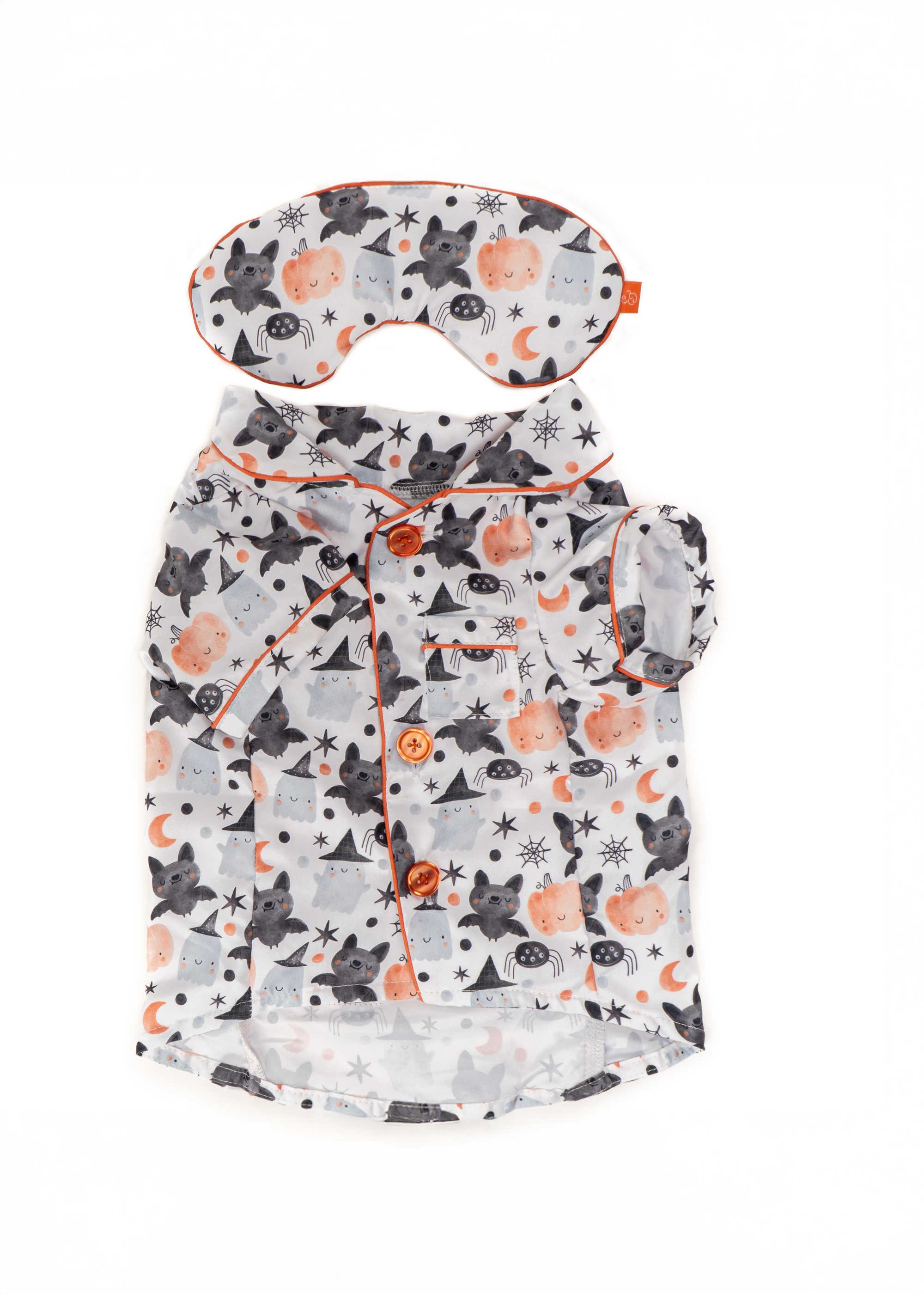 Halloween Night Dog Pajamas + Human Eye Pillow