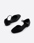 Intentionally Blank - Elizabeth Satin Mary Jane -