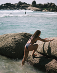 Noserider Surf Club - Medium Coverage Surf Bikini Bottom in Dark Tropics -
