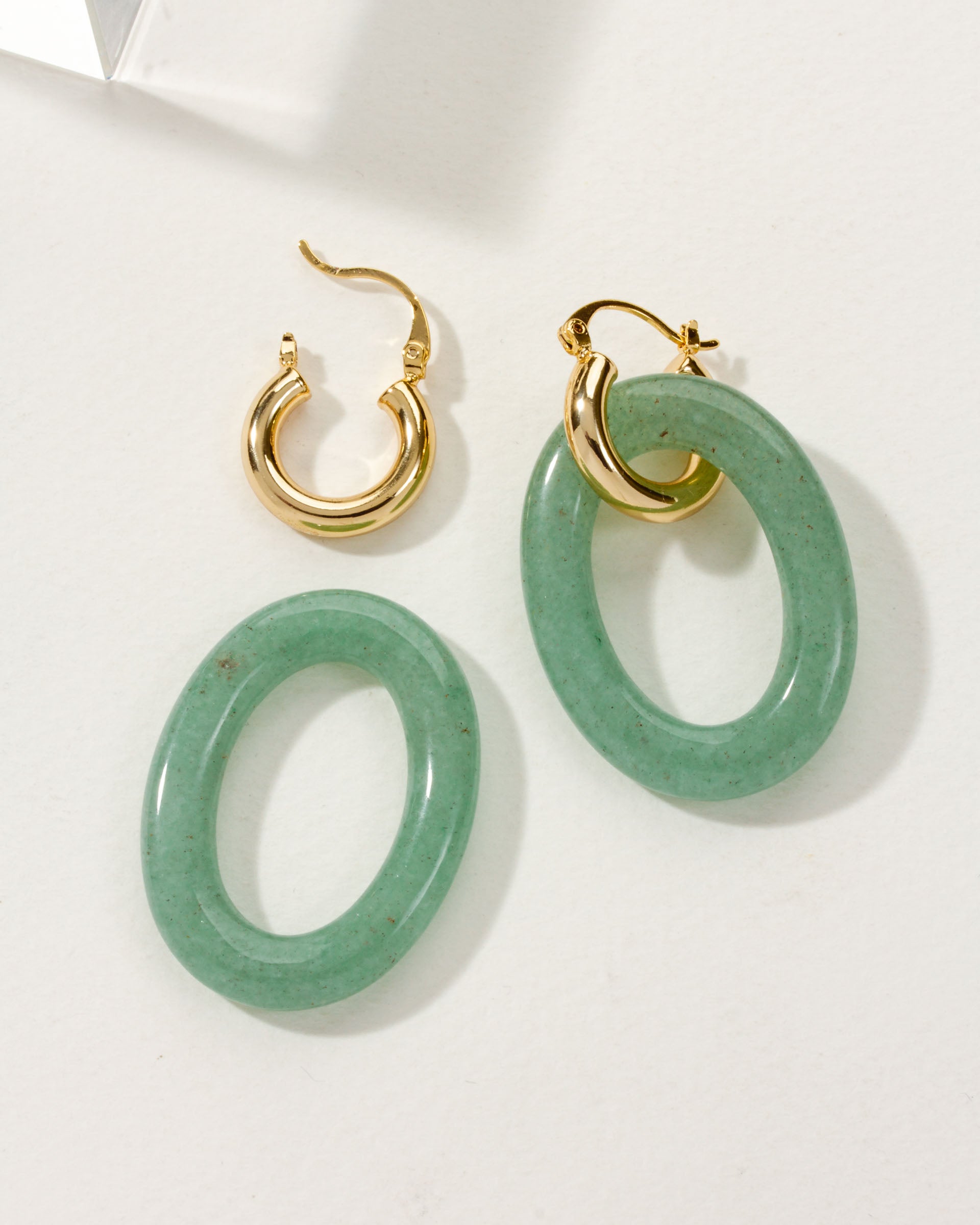 Simply Charmed Oval Hoop Earring
