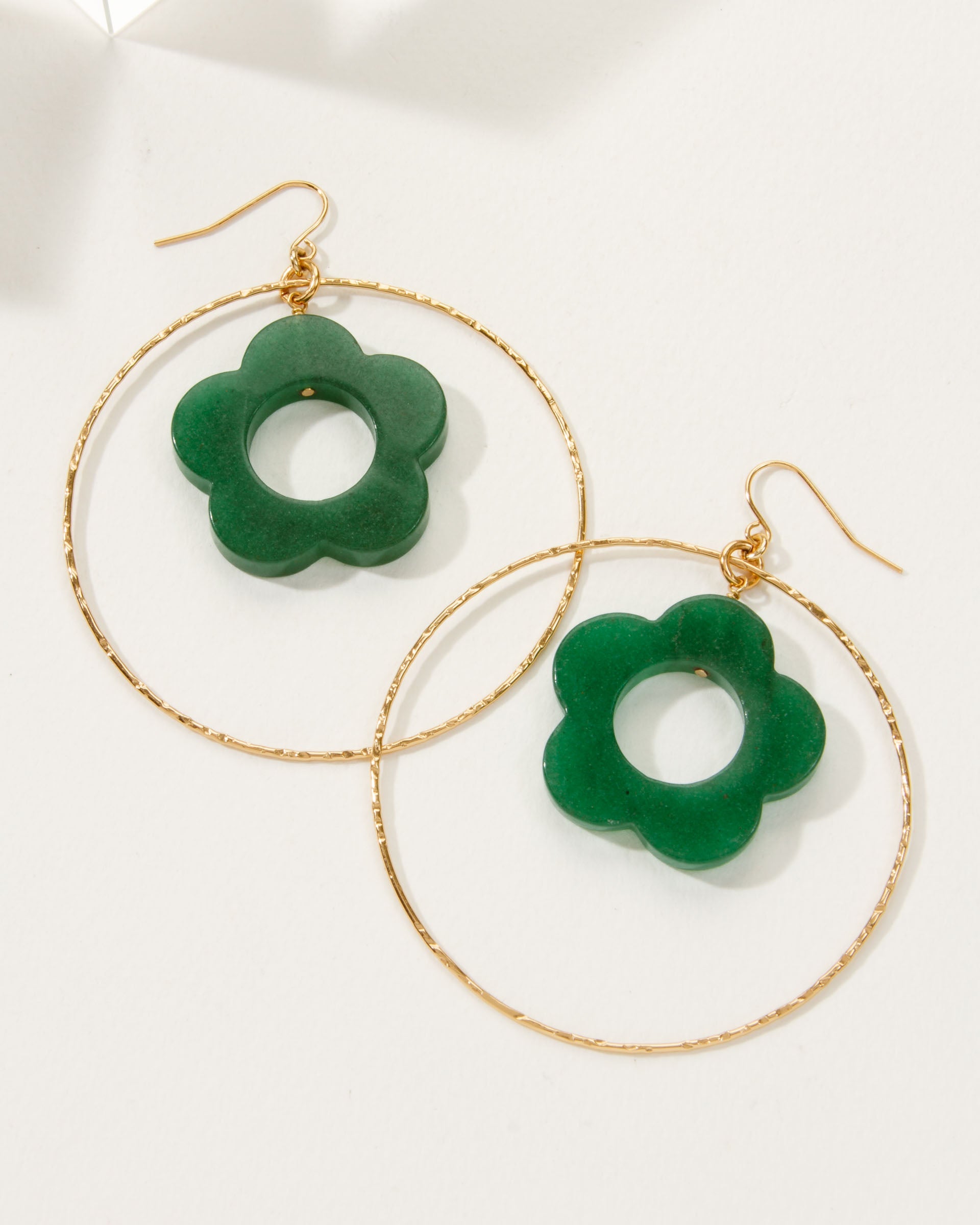Disco Daisy Earrings - Green