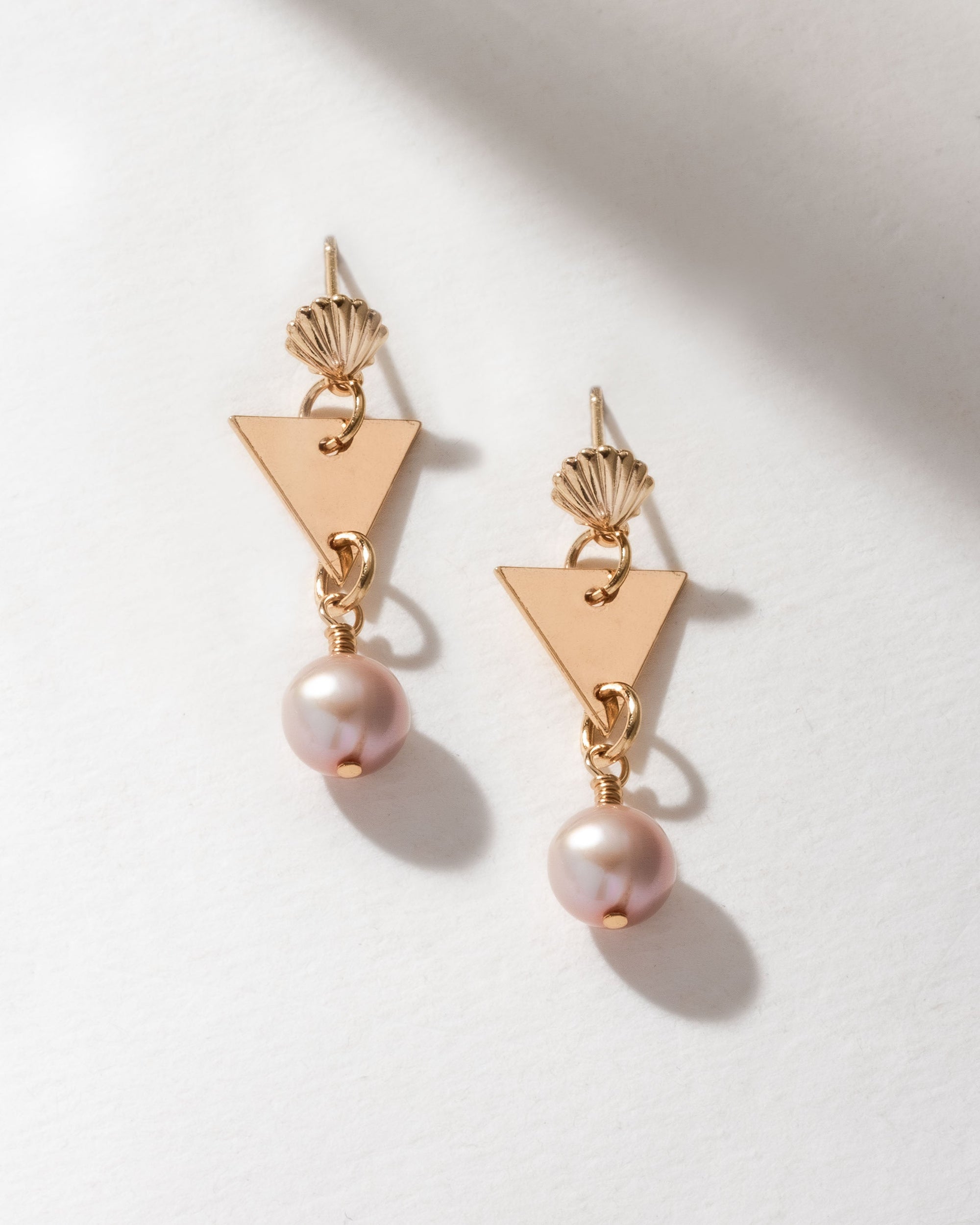 Thingamabob Treasures Pearl Post Earrings