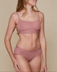 Harper Wilde - Bliss Scoop Adjustable Bralette - Plum -