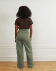 Jack Pleated Wide-Leg Trousers - Cardamom