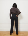 Diana Relaxed Button Up Shirt - Espresso