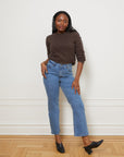 Vivienne Straight Leg Jeans - Washed Indigo